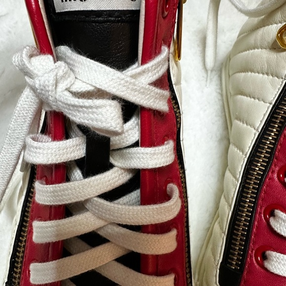 Miu Miu Red, Black, and off White Sneakers - Picture 7 of 12